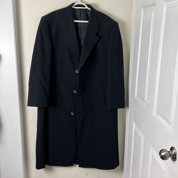 Cigliano Vintage Italy Made Boyfriend Outerwear Trench SlouchCoat OversizedLarge - Picture 2 of 14